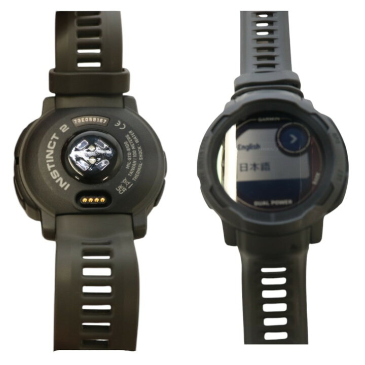 楽天市場】[中古] GARMIN(ガーミン) Instinct 2 Dual Power Graphite 
