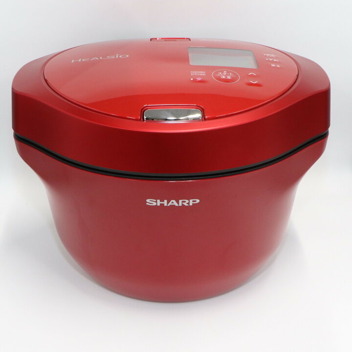 楽天市場】[中古] シャープ ヘルシオ ホットクック KN-HW24G-R レッド 