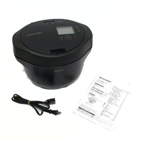 【中古B/メンテナンス済】 シャープ ヘルシオ ホットクック 2.4L KN-HW24H-B 電気調理鍋 無水鍋 2〜6人用 大容量 ファミリー 自動調理 作り置き SHARP 送料無料 [良い(B)]