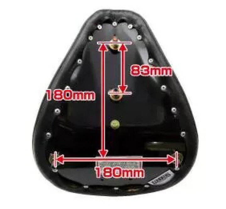 楽天市場】S-RIDE2 ソロシート ピリオンパッド ハーレー チョッパー 