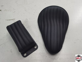 S-RIDE2 　ソロシート ピリオンパッド 　ハーレー 　チョッパー ビンテージ　タンク製作工房
