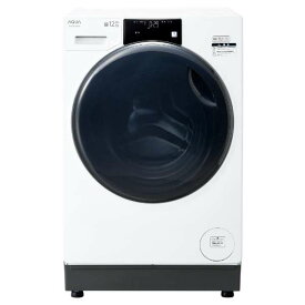 【アウトレット品】アクア AQUA AQW-SD12R-L(W) ホワイト ドラム式洗濯乾燥機 左開き 洗濯12kg/乾燥6kg まっすぐドラム