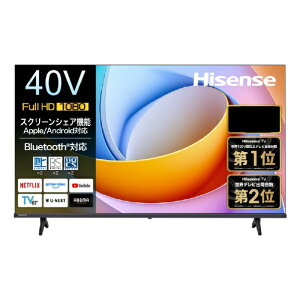 �y�A�E�g���b�g�i�z�n�C�Z���X Hisense 40A48R �t���e���r 40V�^ �t���n�C�r�W���� e angle select