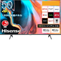 楽天市場】ハイセンス 4k テレビ 50f60eの通販