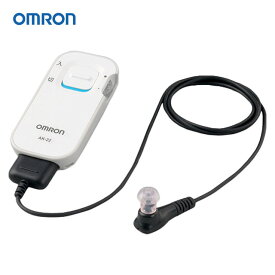 OMRON オムロン デジタル式補聴器「イヤメイトデジタル」AK-22 左右兼用 軽度難聴用 ネックストラップ付き