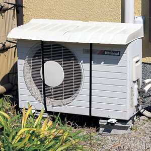 伸縮式エアコン室外機カバー