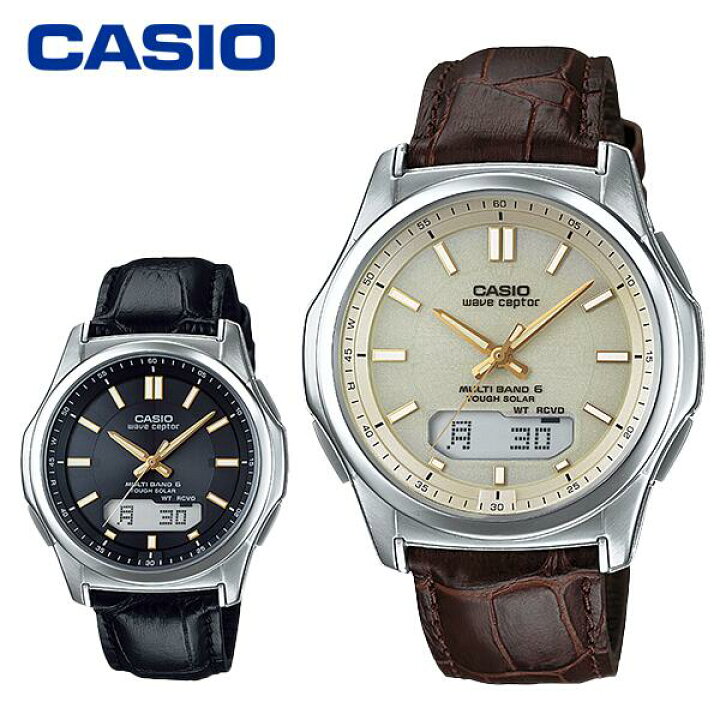 楽天市場】CASIO カシオ 腕時計 ソーラー 電波時計 メンズ WVA-M630L  