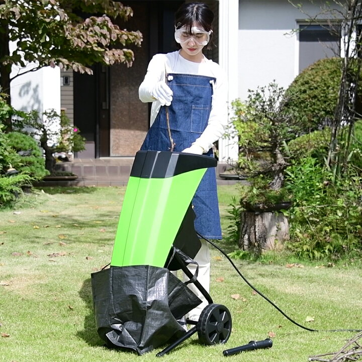 楽天市場】ガーデンシュレッダー YGS-30B ウッドチッパー 