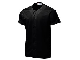 WUNDOU (ウンドウ) ベースボールシャツ ブラック P-2700 1710 メンズ 紳士 男性 野球 ウェア