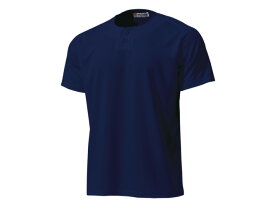WUNDOU (ウンドウ) セミオープンベースボールシャツ ネイビー P-2710 1710 メンズ 紳士 男性 野球 ウェア