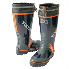 TULTEX (タルテックス) カラー長靴（糸入り） ネイビー×オレンジ 4706 008 2009 メンズ レディース シューズ
