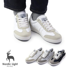 ローカットスニーカー ノルディックライト Nordic Light レディース 靴 北欧 鹿 NL0032 リップストップ コートスニーカー 2203 シカ フラットシューズ カップインソール 軽量 ローテク おしゃれ女子