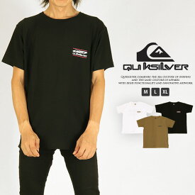 Tシャツ クイックシルバー QUIKSILVER QLY221032 M＆W サンライズ SS 2306 半袖 クルーネック ロゴTシャツ 紫外線カット 吸汗速乾 ネコポス対応