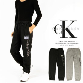 スウェットパンツ カルバンクライン CALVIN KLEIN メンズ 40CM285 2312 スウェット パンツ ズボン 家着 CK ハイブランド ブランド ロゴスウェット 裏起毛 起毛