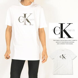 父の日 Tシャツ カルバンクライン CALVIN KLEIN 40QM846 CREWNECK T-SHIRT ユニセックス 半袖 丸首 ネコポス対応