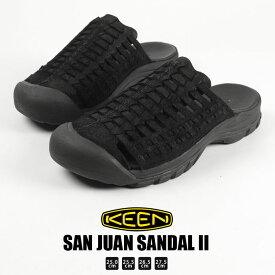 サンフアン サンダル キーン KEEN メンズ 1028591 SAN JUAN SANDAL II スライドサンダル スライド ファッション かっこいい 黒