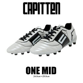 サッカースパイク CAPITTEN キャピテン メンズ CAP-M10102 Capitten ONEMID サッカー シューズ スパイク フットサル フットボール 牛革 レザー 芝
