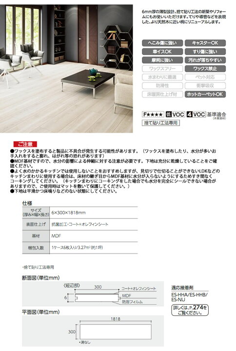 楽天市場】リフォーム用フロア アトムフラット AF-WAST/N（A品）（17kg 