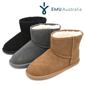 EMU Australia エミュー ムートンブーツ ワラビー ミニ ティーンズ Wallaby Mini レザー ブーツ ショート ファー ムートン エミュ ジュニア ティーンズ レディース 靴 t10103
