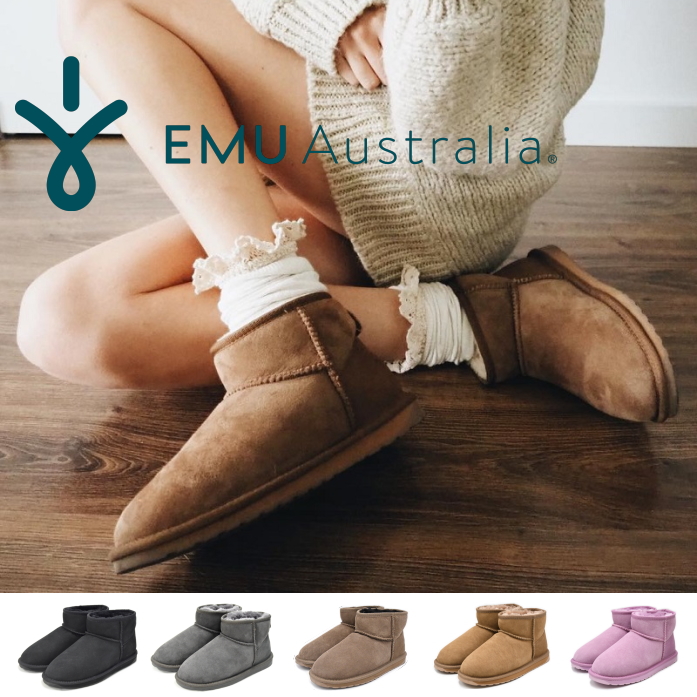 楽天市場】EMU Australia エミュー ムートンブーツ STINGER MICRO