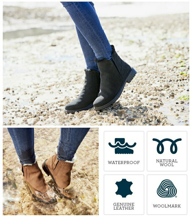 楽天市場 日本正規品 Emu エミュー サイドゴアブーツ 防水 W Pioneer ショートブーツ ブーツ ムートンブーツ ファー レイン ブーツ ブラック シープスキンブーツ レディース 靴 エミュ スノーブーツ Emu Australia あす楽対応 大きいサイズ シューブレイク