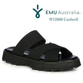 EMU Australia エミュ 厚底 サンダル Cardwell W12888 エミュー クロスベルトサンダル シャークソール レディース 靴【あす楽対応】