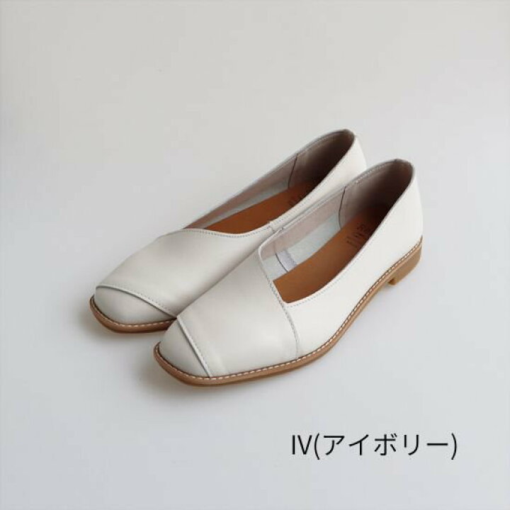 楽天市場】Recipe レシピ フラットシューズ RP-531 日本製 本革 レザー 