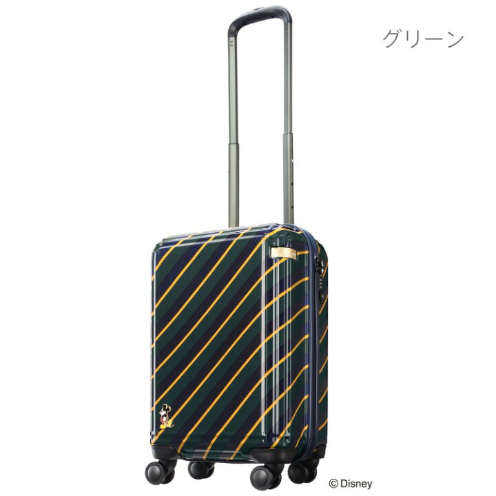 楽天市場 アウトレットスーツケース B Ae Ace 限定 Disney プレッピー ミッキー スーツケース キャリーケース キャリーバッグ 送料無料 Ssサイズ ハードキャリー 小型 Tsaロック 機内持込サイズ アウトレットトラベラー