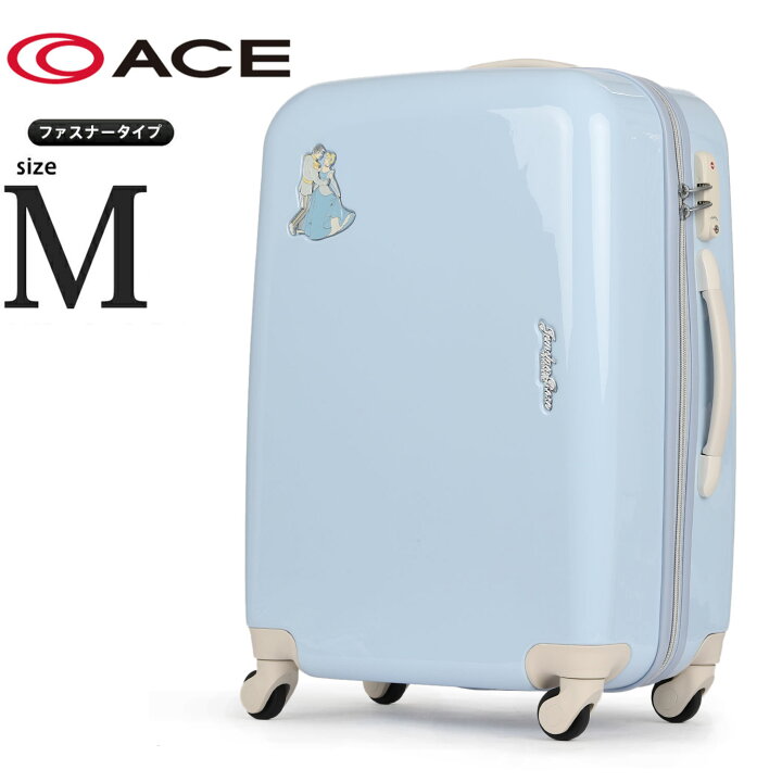 楽天市場 アウトレット 訳あり スーツケース キャリーバッグ キャリーケース Mサイズ 中型 Ace エース 5日6日7日 Ace プリセンス Cinderella シンデレラ Disney ディズニー Jewelna Rose ジュエルナローズ B Ae アウトレットトラベラー