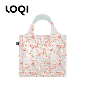 エコバッグ LOQI ローキー SMILEY スマイリー レディース 女性用 大きめ おしゃれ かわいい 軽い 軽量 柔らか 撥水 防水 水に強い トート ブランド マザーズバッグ バッグ ショッピングバッグ たためる メール便 送料無料 loqi-bag-tpu