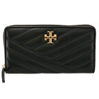 【訳あり】トリーバーチ TORY BURCH 長財布 KIRA ジップアラウンド コンチネンタル ウォレット ブラック 90348 0196 001