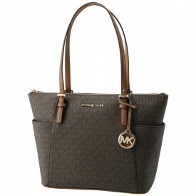 【訳あり】マイケル マイケル コース MICHAEL MICHAEL KORS JET SET ITEM トートバッグ MKロゴ ブラウン系 ブラウン/アコーン 30S0GTTT1B 0005 252