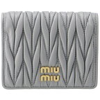 【訳あり】ミュウミュウ MIU MIU 財布 二つ折り マテラッセ ミニ財布 ダイヤキルティング 5MV204 2FPP 591