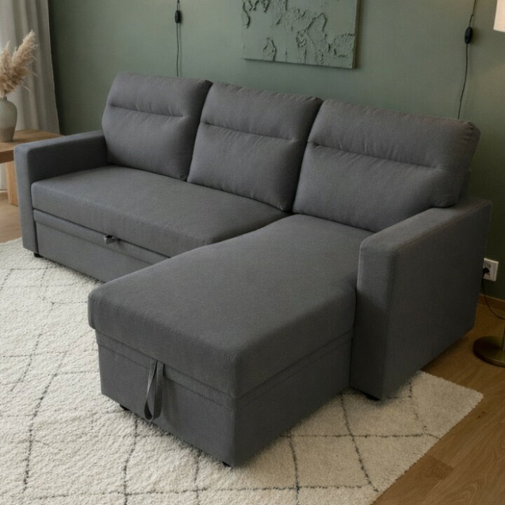 楽天市場】ソファ ソファベッド カウチソファベッド 収納付き カウチ 