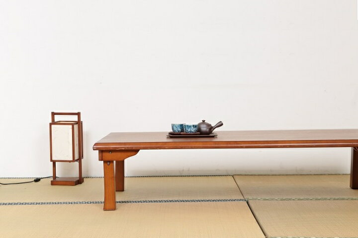 楽天市場】座卓 折脚和風座卓 折りたたみ可能 幅150×75cm 長方形 