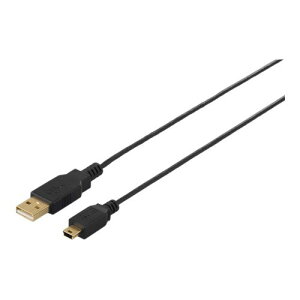 �y�V�i/���i/����s�zUSB2.0�P�[�u�� (A to miniB) �X�����^�C�v 2.5m BSUAMNSM225BK