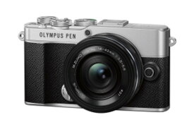 【新品/在庫あり】OLYMPUS PEN E-P7 14-42mm EZレンズキット シルバー ミラーレス一眼カメラ オリンパス