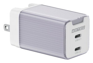 yVi/i/szPDΉ AC[d/GaN/65W/USB Type-C 2|[g/p[v APD-V065C2-PU
