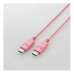 �y�V�i/���i/����s�zUSB Type-C to USB Type-C�P�[�u��/USB Power Delivery�Ή�/����^�C�v/1.0m/�g�L���L(�s���Nx�u���b�N) MPA-CCF10PNF