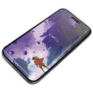 【新品/取寄品/代引不可】iPhone 16 Pro/ガラスフィルム/エッチングAR加工/動画映え/反射防止 PM-A24CFLGARM