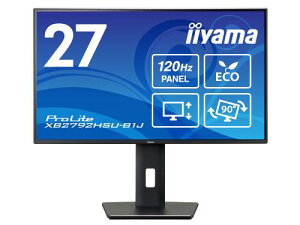 ��ProLite��27�^ ���C�h�t���f�B�X�v���CProLite XB2792HSU-B1J(1920x1080/IPS�����p�l��/HDMI�ADisplayPort/���~/�X�E�B�[�x��/�s�{�b�g/�`���g/�u���b�N) XB2792HSU-B1J