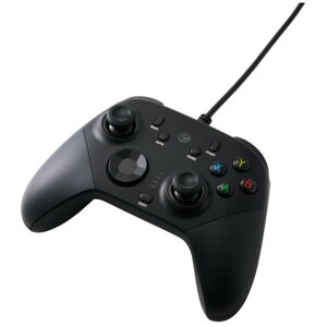 �Q�[���p�b�h/�L��/XInput/DirectInput/Xbox�n�z�u/�z�[���G�t�F�N�g/�w�ʃ{�^������/15�{�^��/�u���b�N JC-GP60XVBK