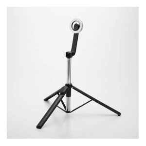 【新品/取寄品/代引不可】スマートフォン用/三脚/マグネット吸着/Bluetoothリモコン付/メタルプレート付属/1500mm/ブラック P-STSRM01150BK