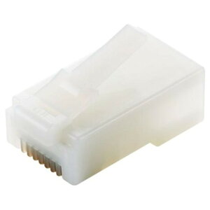 �y�V�i/���i/����s�zRJ45���p�R�l�N�^/Cat5e�Ή�/�P���E���������Ή�/�c���܂�h�~/10��/�n�[�t�N���A LD-RJ45T10/T2