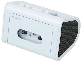 【新品/在庫あり】AUREX カセット付きワイヤレススピーカー AX-R10 ホワイト Bluetooth対応 東芝