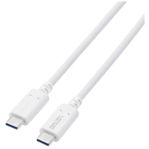 �y�V�i/���i/����s�zUSB Type-C to USB Type-C�P�[�u��/�X�^���_�[�h/�ő�240W/1.5m/�z���C�g MPA-CCPE15WH