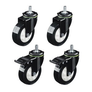 �y�V�i/���i/����s�z�e���r�X�^���h �L���X�^�[ �����p �E���^�� �L���X�^�[�a100mm �X�g�b�p�[�t��x2/�X�g�b�p�[�Ȃ�x2 CR-PL102SCBK/CR-PL45BK/CR-PL30BK/CR-PL25BK/RAC-MULTCT3��p P
