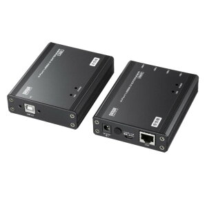 【新品/取寄品/代引不可】USB2.0エクステンダー(100m延長、4ポート) USB-EXSET4