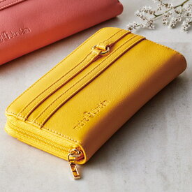 【新品/取寄品】【特選商品2】ミッシェル ジョルダン ラウンド長財布 イエロー MJS-9005Y