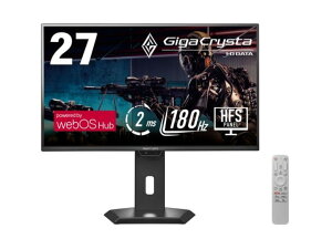 webOS Hub����27�^�Q�[�~���O���j�^�[�uGigaCrysta�v LCD-GDQ271JAWOS